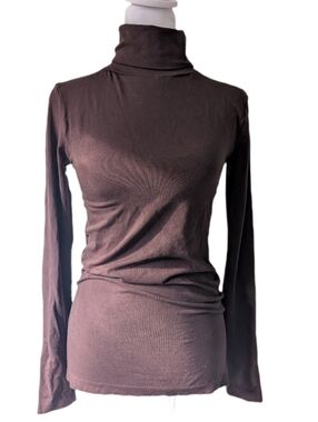 C'est Moi One Size Stretchy Bamboo Jersey Long Seamless Long-sleeved Turtleneck